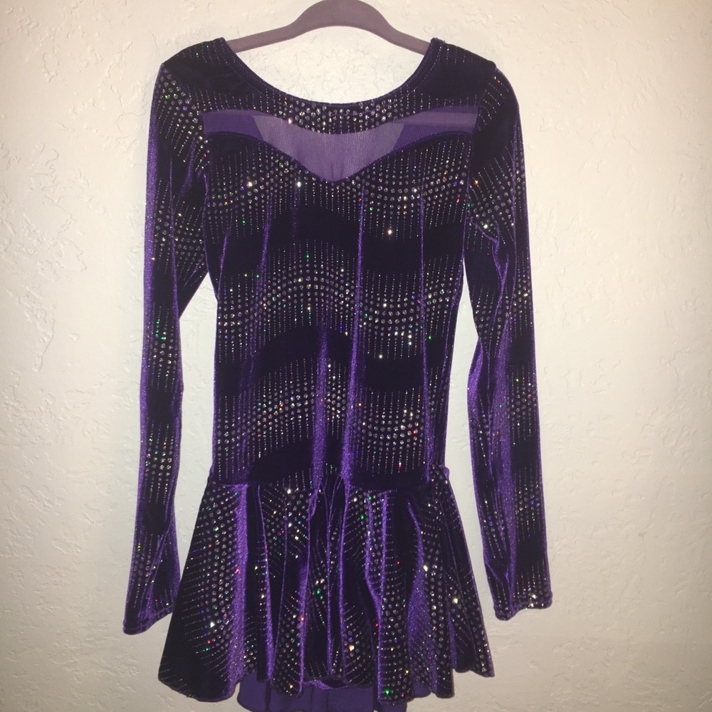 Mondor Born to Skate Glitter Figure Skating Dress
